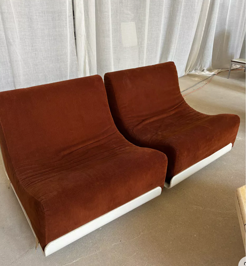 Space Age Orbis Lounge Chairs by Luigi Colani for Cor, 1960s, Set of 2