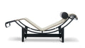 LC-4 Lounge Chair in White Leather by Le Corbusier for Cassina, 1980s